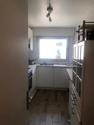 Cuisine ou kitchenette dans l'établissement Magnifique appartement proche Paris et La Défense