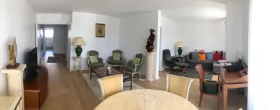 Coin salon dans l'établissement Magnifique appartement proche Paris et La Défense