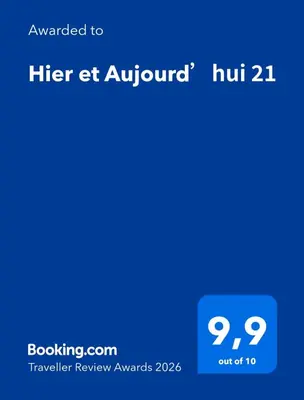 Certificat, récompense, panneau ou autre document affiché dans l'établissement Hier et Aujourd’hui 21