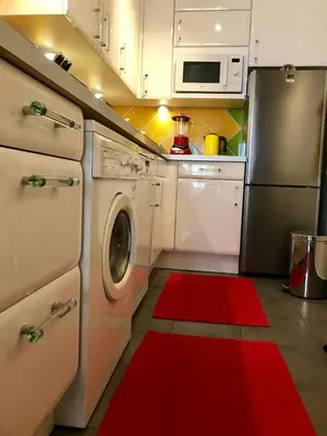 Cuisine ou kitchenette dans l'établissement Beau studio Bastille