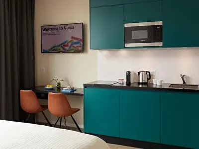 Cuisine ou kitchenette dans l'établissement YAYS Paris Issy by Numa