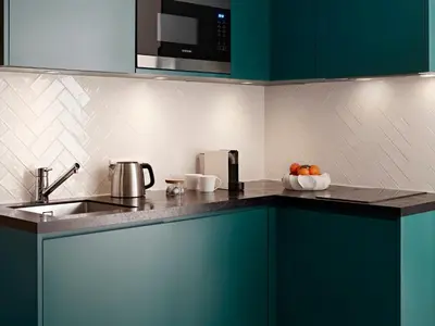 Cuisine ou kitchenette dans l'établissement YAYS Paris Issy by Numa