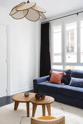Coin salon dans l'établissement Habitat Parisien - Ponthieu Champs Elysées