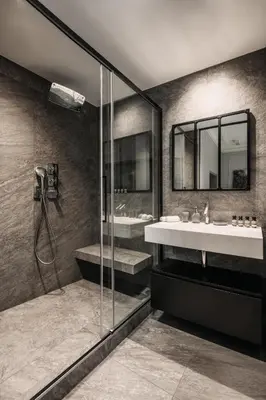 Salle de bains dans l'établissement HIGHSTAY - Luxury Serviced Apartments - Rue de Rivoli