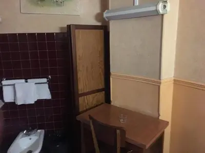 Salle de bains dans l'établissement A la Pinte du Nord