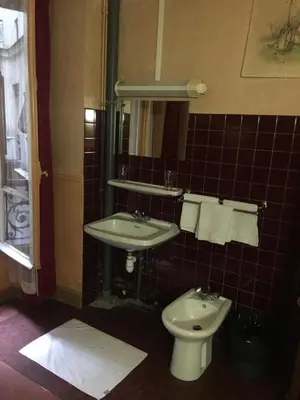 Salle de bains dans l'établissement A la Pinte du Nord