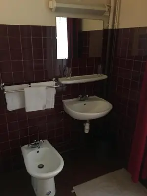 Salle de bains dans l'établissement A la Pinte du Nord