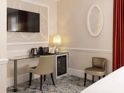 Cuisine ou kitchenette dans l'établissement Hotel Mercure La Sorbonne Saint-Germain-des-Prés
