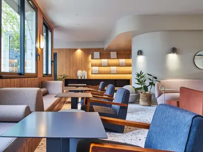 Coin salon dans l'établissement Mercure Paris 15 Porte de Versailles