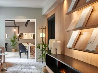 Coin salon dans l'établissement Mercure Paris 15 Porte de Versailles
