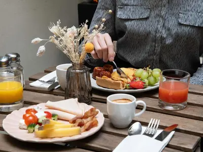 Nourriture dans l'hôtel ou à proximité