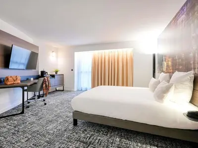Télévision ou salle de divertissement dans l'établissement Novotel Paris Centre Bercy