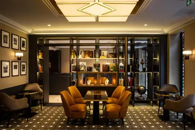 Coin salon dans l'établissement Lenox Montparnasse