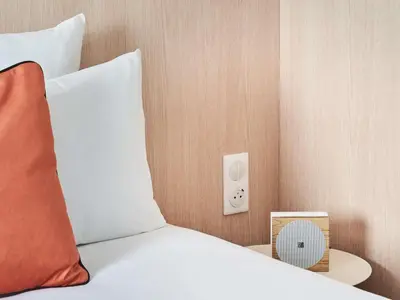 Un ou plusieurs lits dans un hébergement de l'établissement Novotel Paris 13 Porte d'Italie