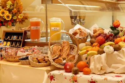 Nourriture dans l'hôtel ou à proximité