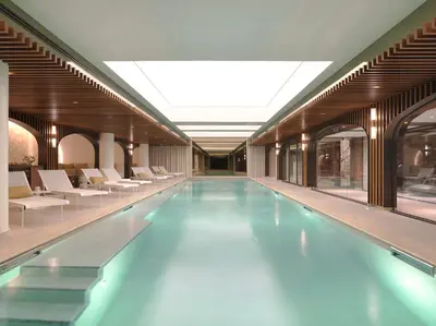 Piscine de l'établissement Hôtel D'Aubusson ou située à proximité