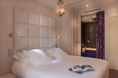 Un ou plusieurs lits dans un hébergement de l'établissement Villa Glamour