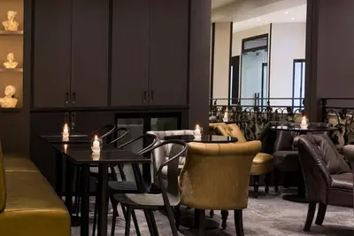 Coin salon dans l'établissement Hotel Paris Italie
