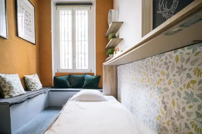 Un ou plusieurs lits dans un hébergement de l'établissement Functional Studio In Paris
