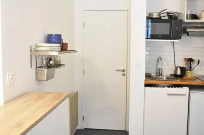 Cuisine ou kitchenette dans l'établissement Functional Studio In Paris