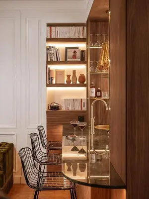 Coin salon dans l'établissement Hôtel Zélie Champs-Elysées
