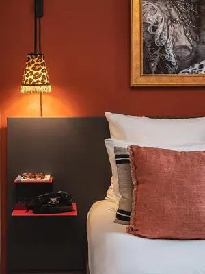 Coin salon dans l'établissement Hôtel Zélie Champs-Elysées