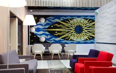 Coin salon dans l'établissement Libertel Gare de L'Est Francais