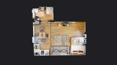 Plan de l'établissement 136 Suite Harold - Superbe Appartement à Paris.