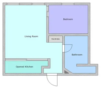 Plan de l'établissement Central & functional apartment at Châtelet