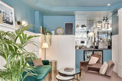 Coin salon dans l'établissement Passy Eiffel