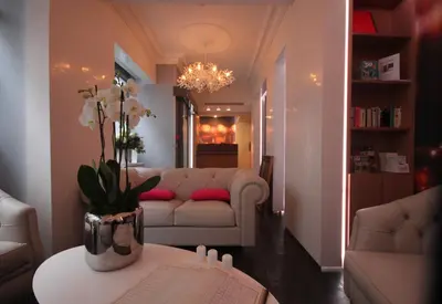 Coin salon dans l'établissement Hôtel Lumières Montmartre Paris