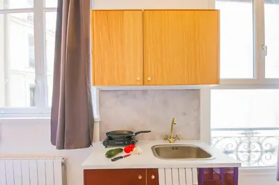 Cuisine ou kitchenette dans l'établissement WS Haussmann - La Fayette