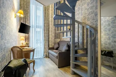 Coin salon dans l'établissement Hôtel Baudelaire Opéra