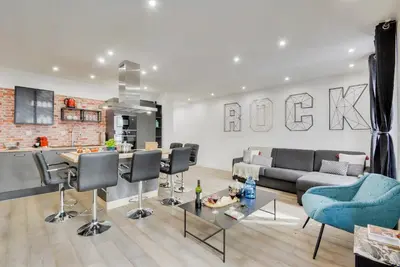 Coin salon dans l'établissement BASTILLE/LE MARAIS-LUXURIOUS 3 rooms flat