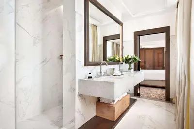 Salle de bains dans l'établissement Hyatt Paris Madeleine