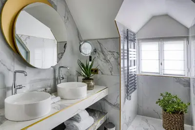 Salle de bains dans l'établissement Maison Albar - Le Vendome