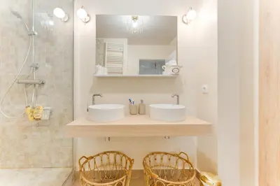 Salle de bains dans l'établissement Palais des congrès , 4 bedrooms