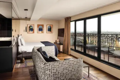 Balcon ou terrasse dans l'établissement Terrass