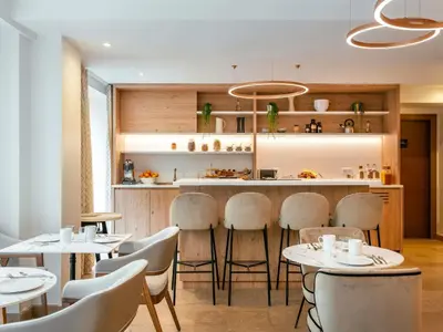 Restaurant ou autre lieu de restauration dans l'établissement Aparthotel Adagio Paris Opéra