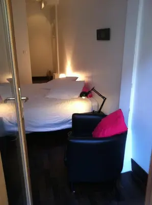 Un ou plusieurs lits dans un hébergement de l'établissement Chambre d'Hôtes Annelets