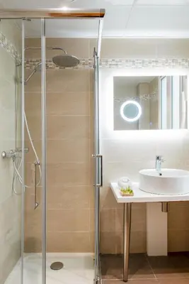 Salle de bains dans l'établissement Hotel Cactus