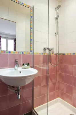 Salle de bains dans l'établissement Maison Du Pré