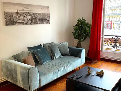 Coin salon dans l'établissement L'appartement Saint-Germain
