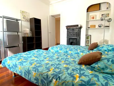 Cuisine ou kitchenette dans l'établissement L'appartement Saint-Germain