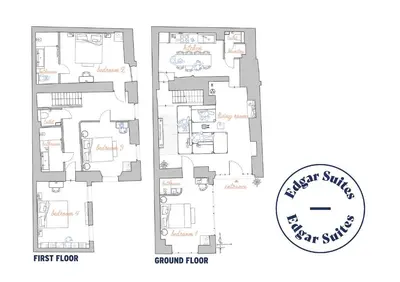 Plan de l'établissement Edgar Suites Marais - Nazareth