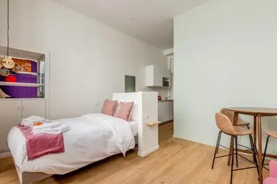 Cuisine ou kitchenette dans l'établissement Appartement Panthéon - Feuillantines