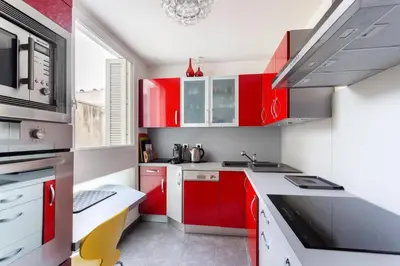Cuisine ou kitchenette dans l'établissement GuestReady - Spacious apartment in the heart of the Marais