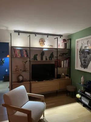 Coin salon dans l'établissement GuestReady - Spacious apartment in the heart of the Marais
