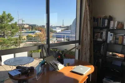 Balcon ou terrasse dans l'établissement Bel appartement lumineux / Happy rooftop 120 m2