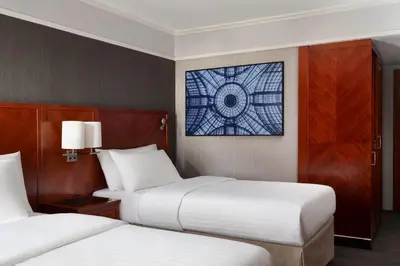 Un ou plusieurs lits dans un hébergement de l'établissement Paris Marriott Rive Gauche Hotel & Conference Center